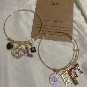 Hand made charm bracelets